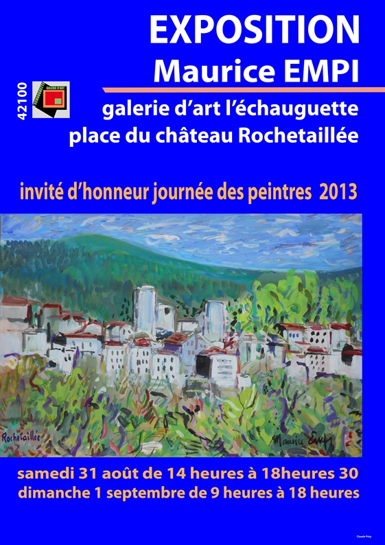 2013-Affiche expo Rochetaillée